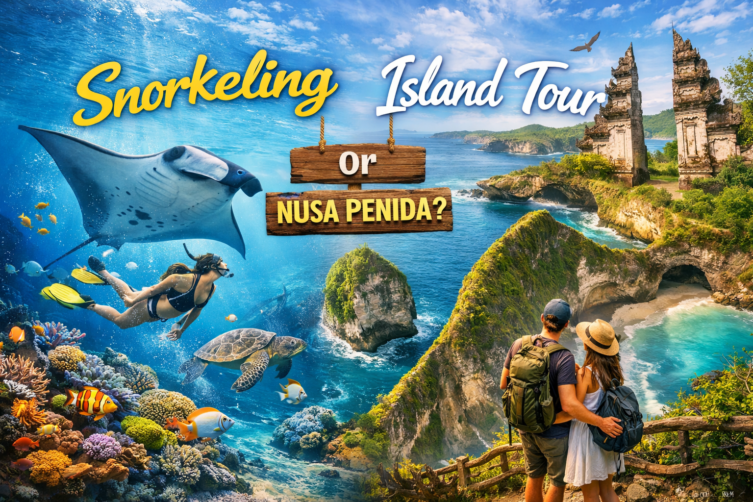 Snorkeling or Island Tour Nusa Penida