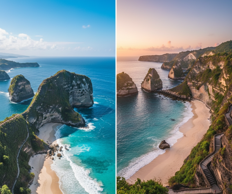 East vs West Nusa Penida