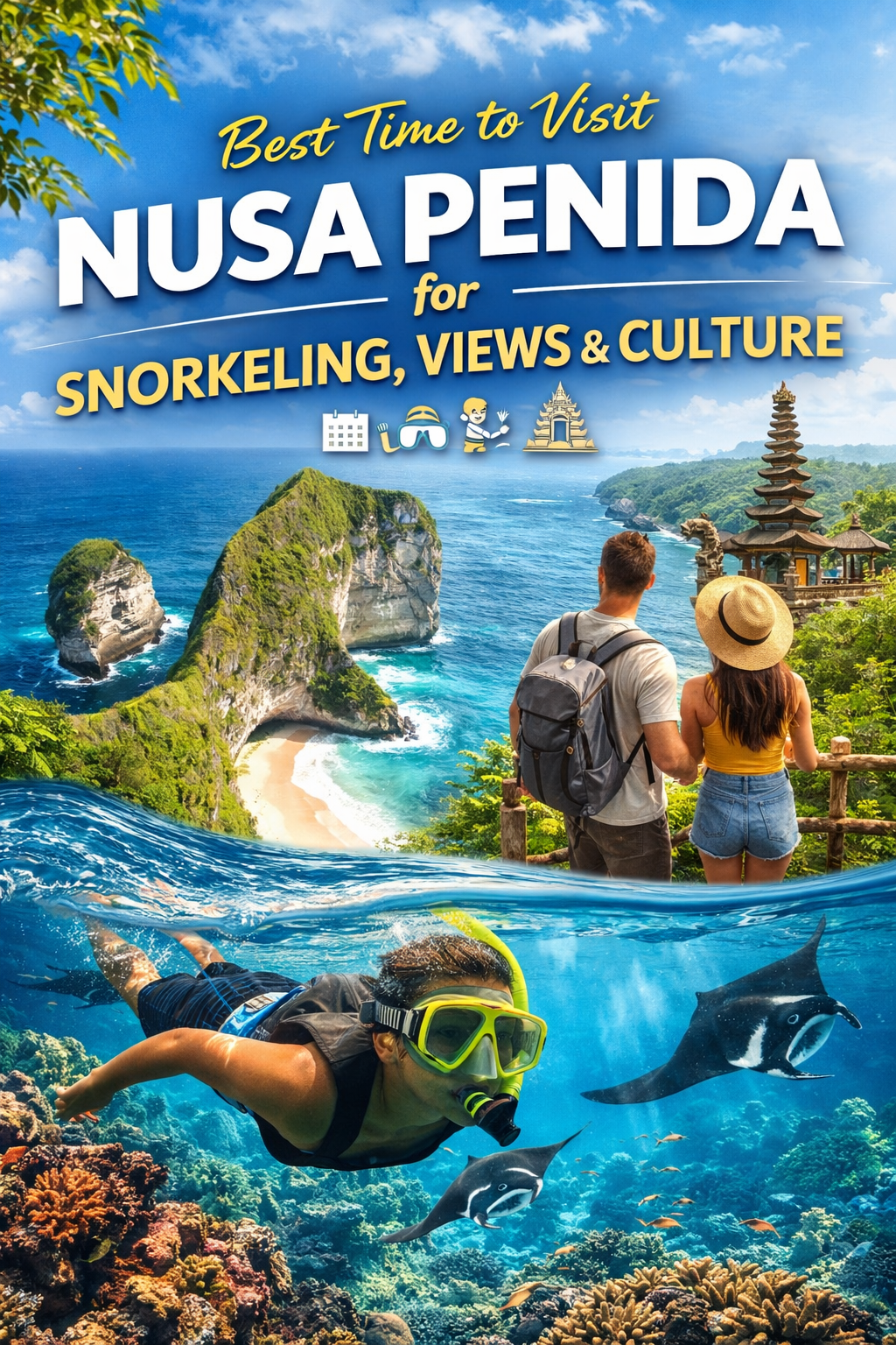 best time to visit Nusa Penida for snorkeling