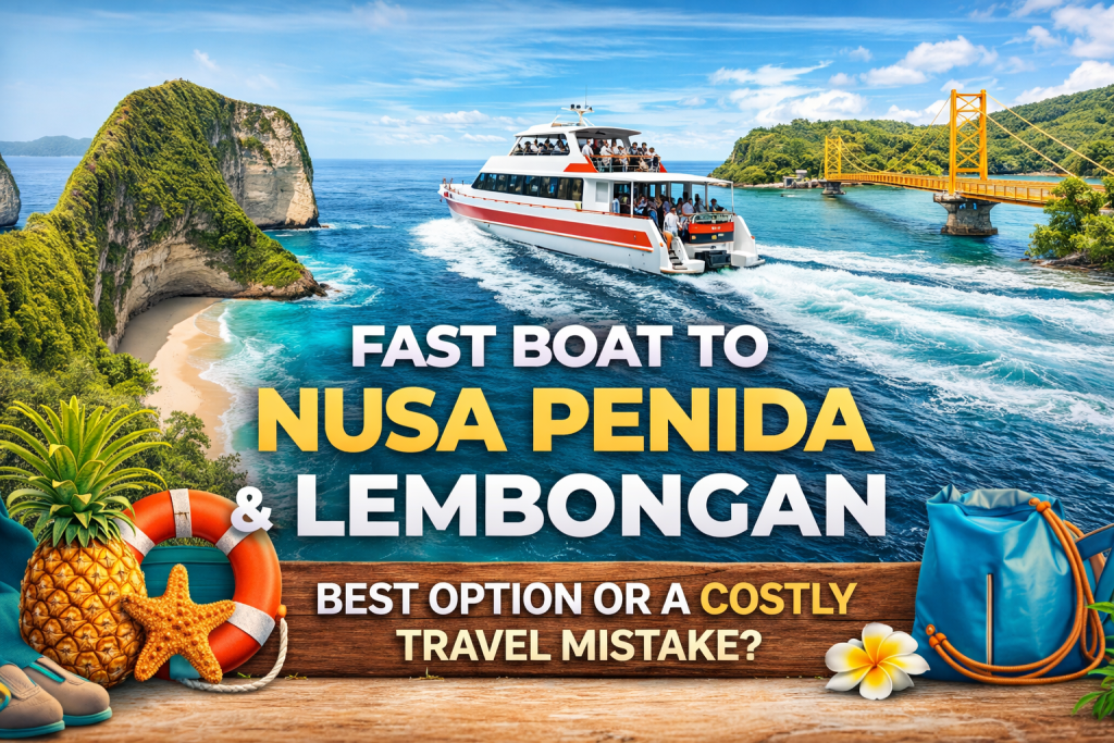fast boat to Nusa Penida and Lembongan